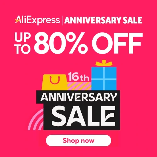 Anniversary sale on AliExpress