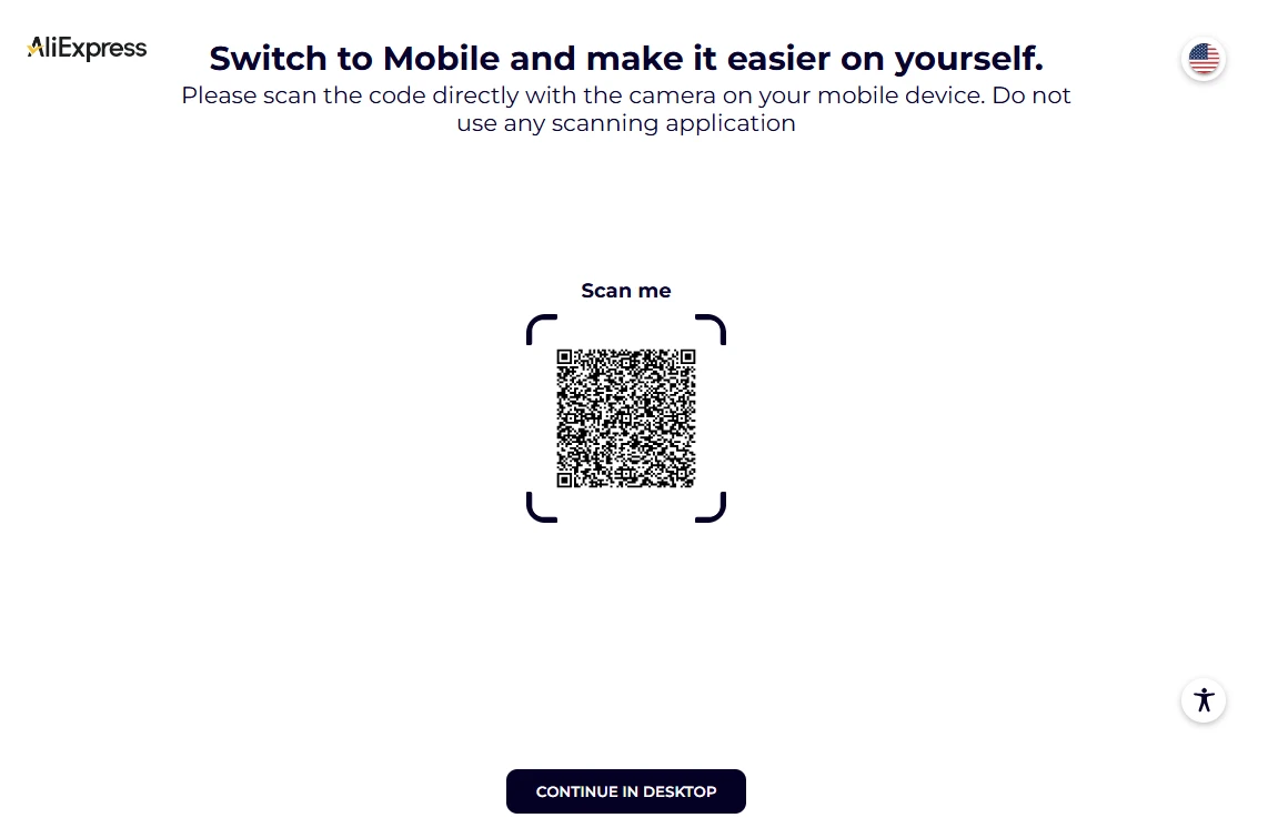 Selfie identity verification process for purchasing adults products on AliExpress