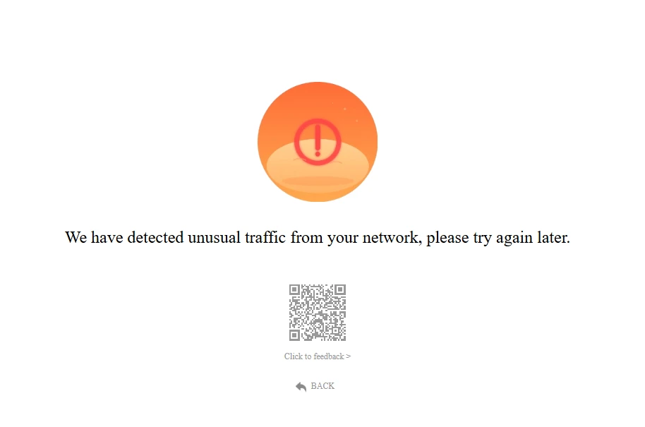 We have detected unusual traffic from your network, please try again later on AliExpress We have detected unusual traffic from your network, please try again later on AliExpress