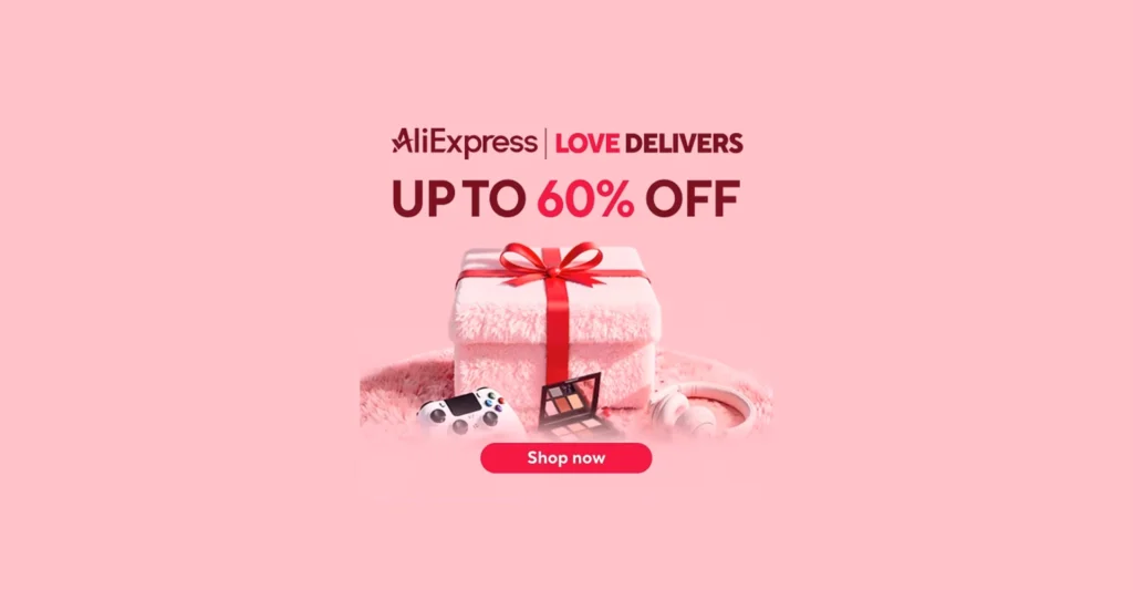 Love Delivers sale on AliExpress