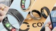 COLMI R10 smart ring from AliExpress: design overview, health sensors, and mobile app interface.