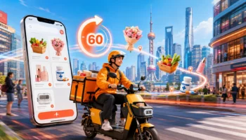 One-hour delivery has become the norm in China, opening a $178B market for e-commerce platforms